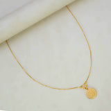 Gold Plated Guruvayoorappan Om Pendant