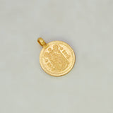 Gold Plated Guruvayoorappan Om Pendant