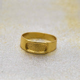 Stylish Gold Plated Unisex Finger Ring