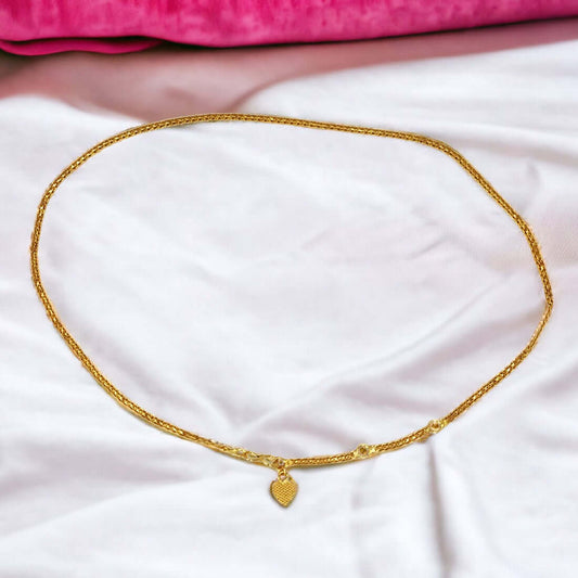Gold Plated Flat Baby Waist Chain