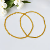 Trendy Gold Plated Urvashi Chain Anklets