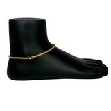 Trendy Gold Plated Urvashi Chain Anklets