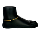 Trendy Gold Plated Urvashi Chain Anklets