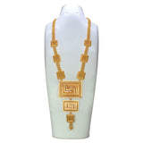 Elegant Designer Gold Plated Long Chain Haar