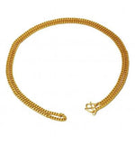 Unisex Gold-Plated Thin Cuban Curb Link Chain