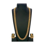 High-Quality Antique Gold Plated Kundan Stone Long Chain