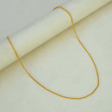 Gold Plated Coir Design Anjali Chain 18"