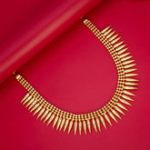 Alluring Gold Plated Pichimottu Necklace