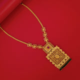 Designer Big Square Filigree Pendant Necklace