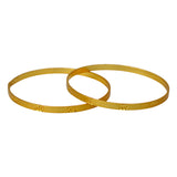 Elegant Matte Gold Plated Designer Bangles