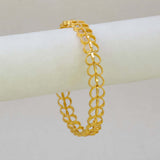 Elegant-Gold-Plated-Floral-Designer-Bangle