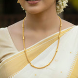 Elegant-Gold-Plated-Mesh-Pipe-Chain