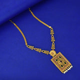 Elegant Antique Ruby Emerald Victorian Long Necklace