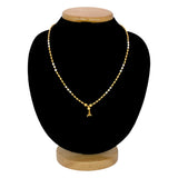 Exquisite Designer Golden Beads Pearl Necklace