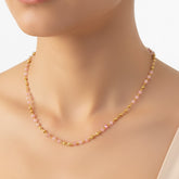 Exquisite-Golden-Beads-Pink-Pearl-Mala-Chain