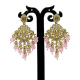 Fashion-Beaded-Baby-Pink-Drop-Earrings-Dmo