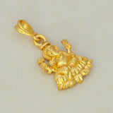 Gold Plated Ganesha Idol Pendant