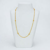 Gold Plated Designer Beaded Kilukkam Chain