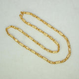 Gold-Plated-Designer-Link-Chain-Necklace-Wbg