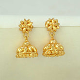 Gold-Plated-Mini-Floral-Jhumka-Earrings-Wbg