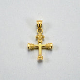 Gold Plated Small Christian Cross Pendant