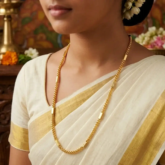 Gold Plated Thick Box Mersal Chain