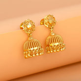 Gold-Plated-Traditional-Mini-Jhumka-Earrings