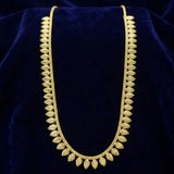 Gold Plated Traditional Leaf Bridal Long Chain