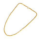Gold Plated Box Savitham Short Chain- 18 Inch designed for trendy daily wear.