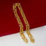 Premium Gold Plated Trendy Figaro Unisex Sachin Chain