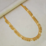 Traditional Gold Plated Jasmine Buds Head Cash Long Chain featuring jasmine bud motifs and kasu charms.
