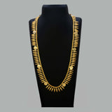 Traditional Gold Plated Jasmine Buds Head Cash Long Chain showcasing ornate jasmine bud and coin motifs.