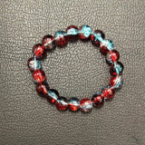 Multicolor-Crackle-Red-Crystal-Beaded-Bracelet