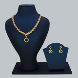 Alluring Gold Plated Peacock Cubic Zirconia Necklace Set