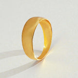 Micro Gold Plated Designer Plain Finger Ring