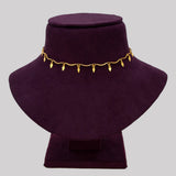 Gold Plated Wavy Chain Elakkathali Necklace