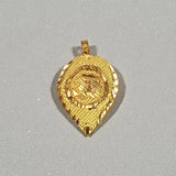 Stunning Gold Plated Om Thali Pendant