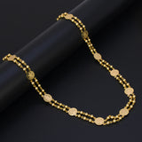 Traditional Gold Plated Lakshmi Cash Chain/ Kashu Manimala