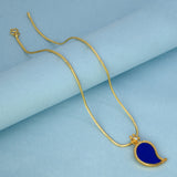 Traditional Gold-Plated Mango Pendant Chain