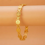 Gold Plated Ethnic Lakshmi Kasu Bangle
