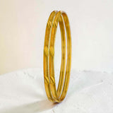 Beautiful Gold Plated Dailywear Designer Bangles - K Supreme