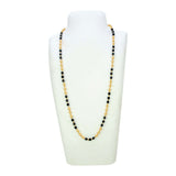 Classic Big Black and Golden Beads Mangalsutra Chain - K Supreme
