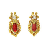 Classy Designer Nagapadam CZ Stone Ear Studs - KSupreme