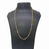 Cute Gold Plated Saturn Beads Cutting Chain - K Supreme