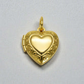Cute Gold Plated Small Heart Locket - K Supreme