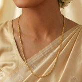 Delicate Gold - Plated Designer Thara Chain - 18" - K Supreme