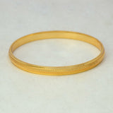 Designer Sleek Gold Plated Men's Bangle - K Supreme