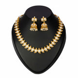 Elegant Fashion Antique Mango Necklace And Jhumka Set - K Supreme