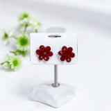 Elegant Fashion Crystal Flower Ear Studs - KSupreme
