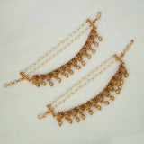 Ethnic Antique Lakshmi Pearl Ear Chain Matti - K Supreme